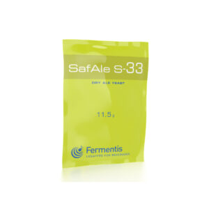 Safale s-33 beer yeast by fermentis packshot