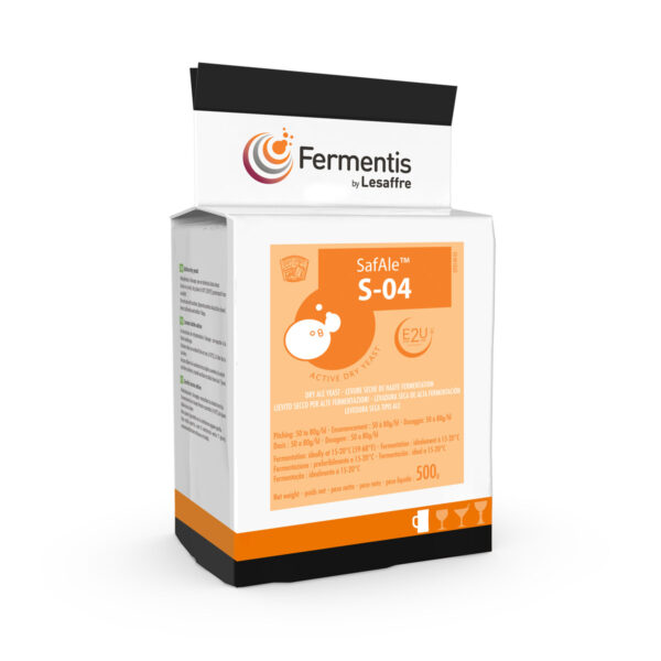 SafAle S 04 active dry yeast for brewers by Fermentis