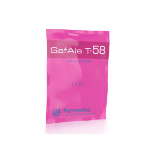 SafAle T-58 action dry beer yeast by fermentis packshot