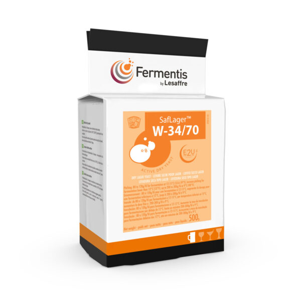 Levure sèche active SafLager W-34/70 pour brasseurs par Fermentis